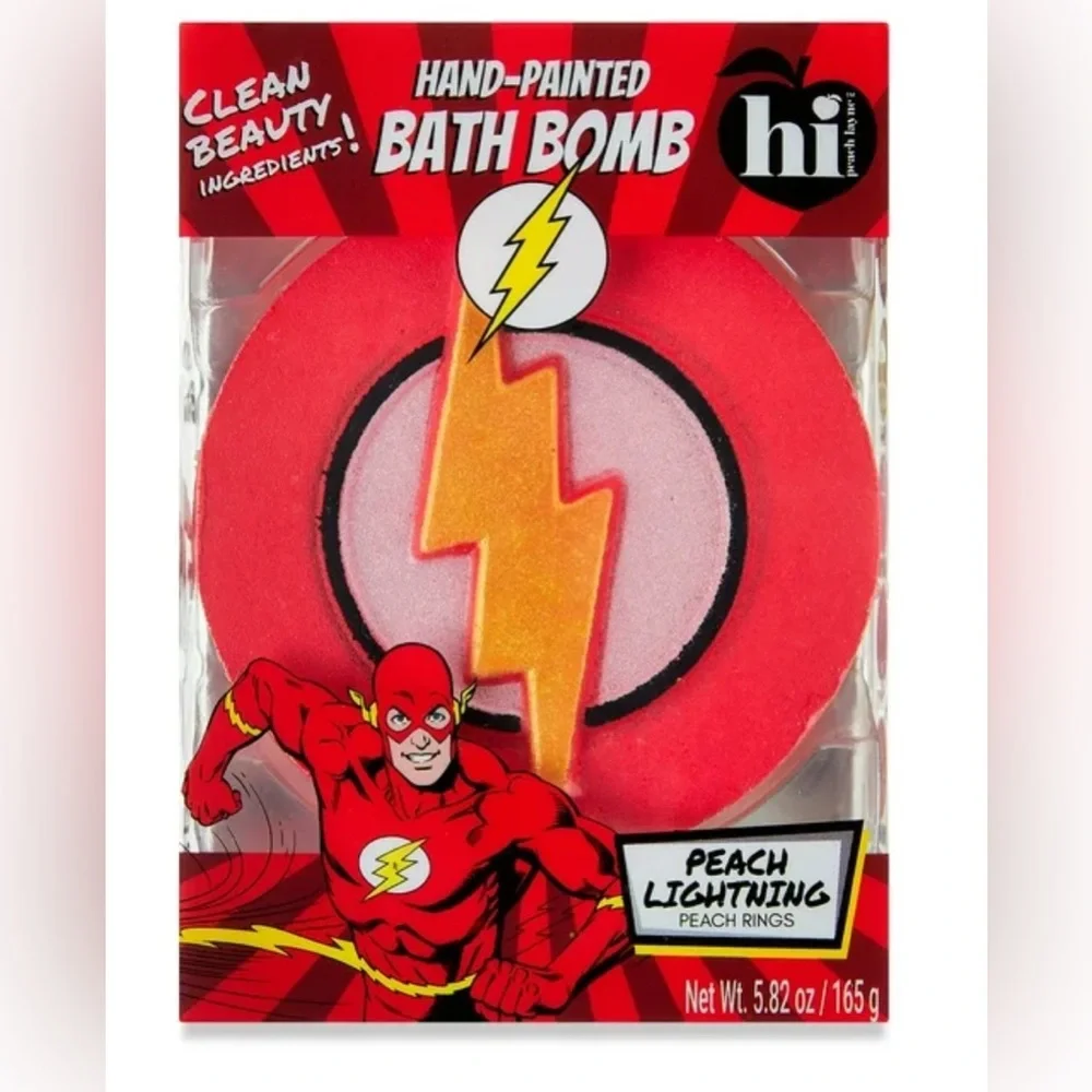 Hi Peach Layne - Hand Painted Justice League bath Bombs - Clean Ingredients!